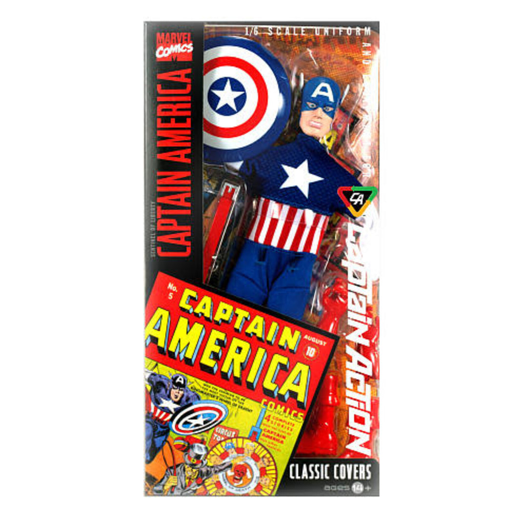 Marvel Comics Captain Action Captain America Cover Costume Set