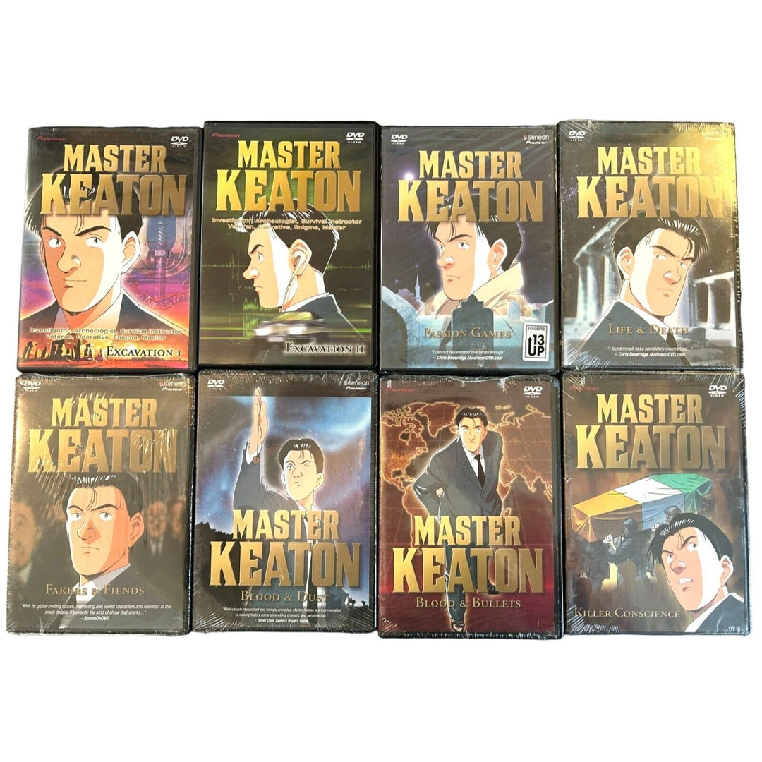 Master Keaton Vol. 1-8 Complete TV Series (DVD) ~Previously Viewed~