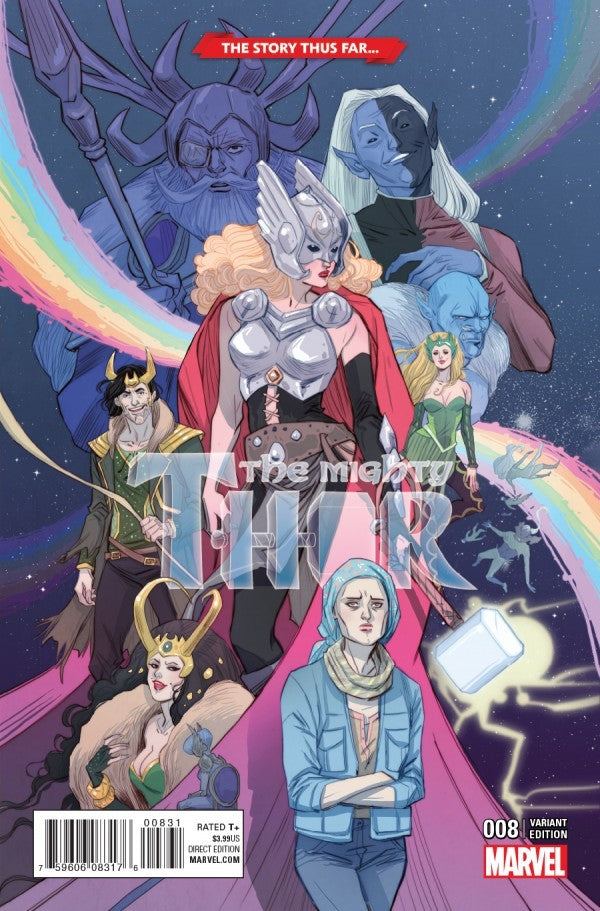 Mighty Thor (2015) #8 Sauvage Story Thus Far Variant <BIB24> <OFC>