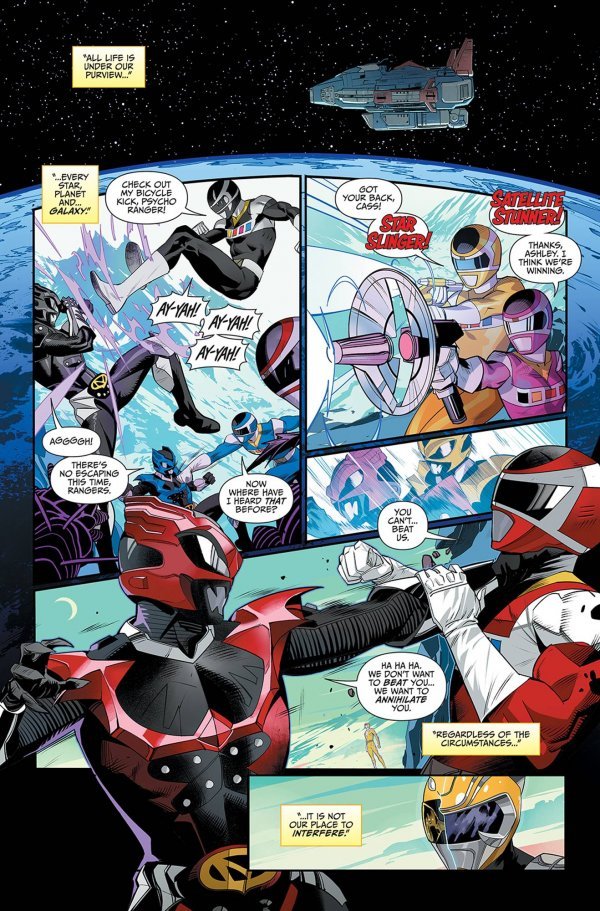 Mighty Morphin Power Rangers (2016) #45 Mora Variant VF <OFC>