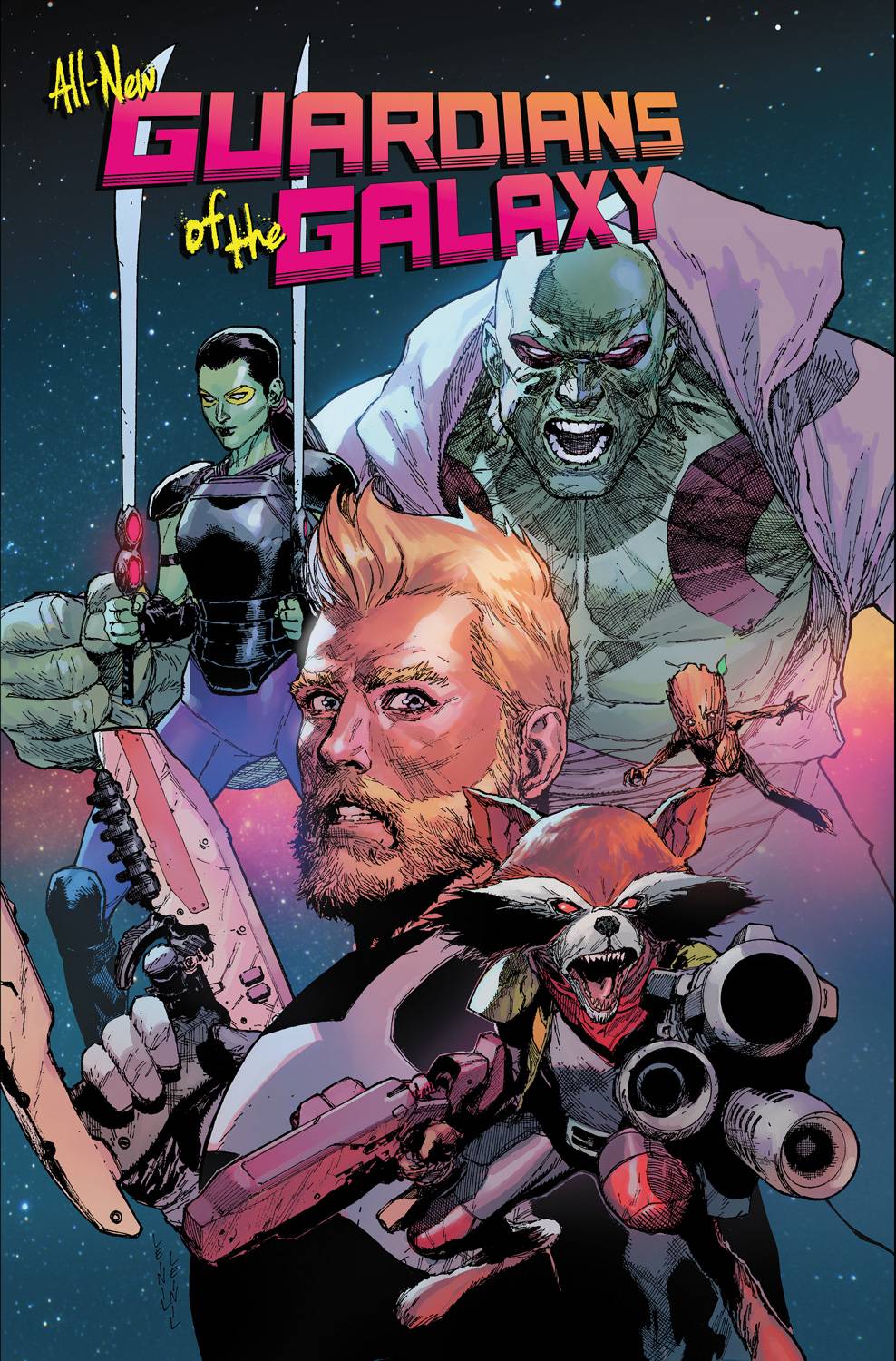 All New Guardians Of Galaxy #1 Variant (1:50) Yu Edition (VG) <BINS>