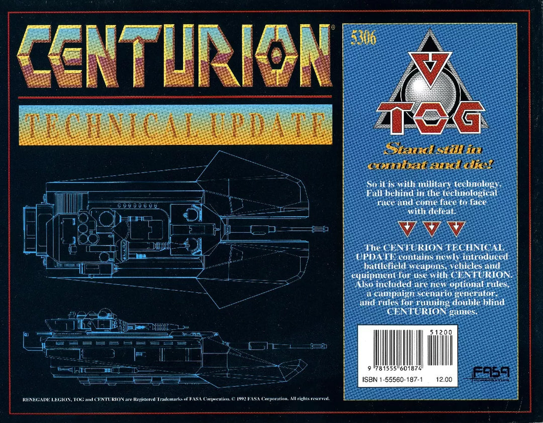 Renegade Legion: Centurion Technical Update (1992) *SEE NOTE