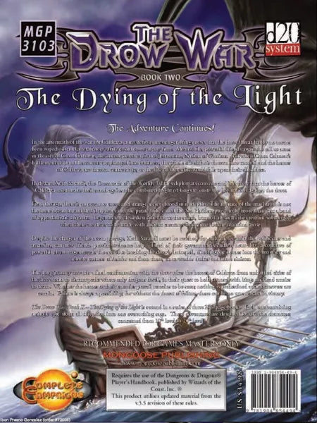 The Drow War, Book Two: The Dying of the Light (2005)