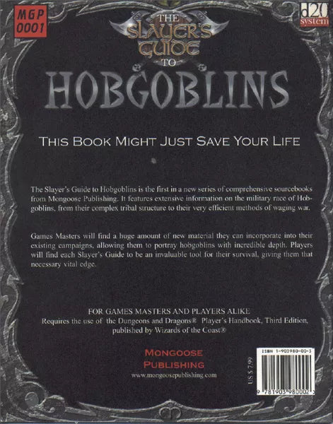 The Slayer's Guide to Hobgoblins (2001)