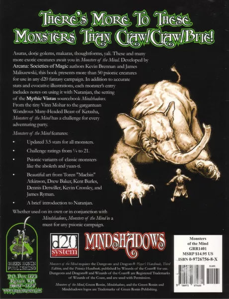 mind monsters Monsters of the Mind (2003) – Oxford Comics & Games