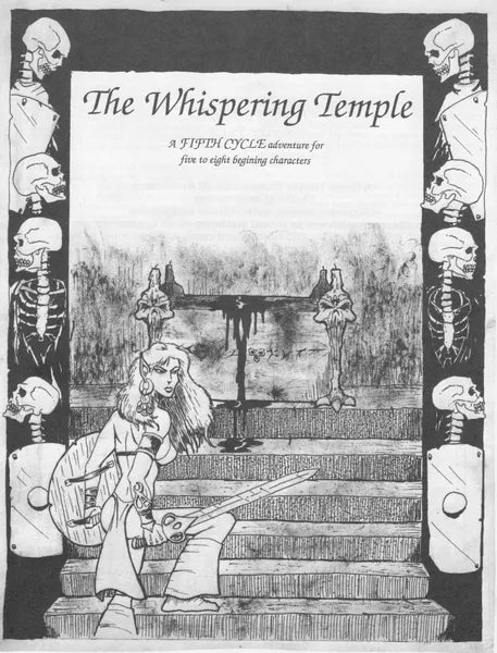 Fifth Cycle Gamescreen with The Whispering Temple (1990)