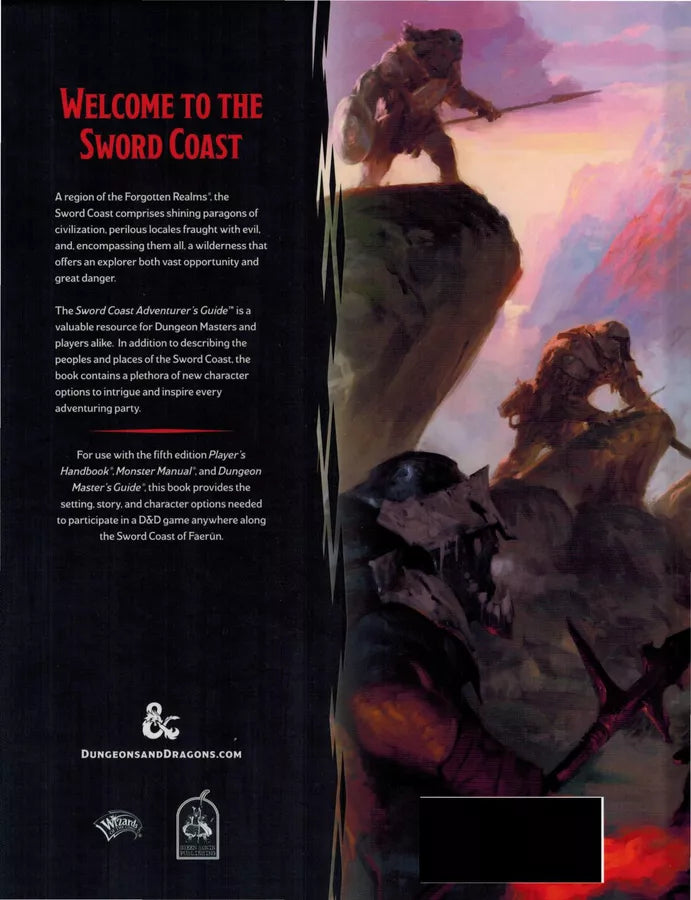 Dungeons & Dragons Next Sword Coast Adventure Guide Hardcover