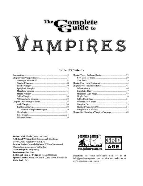 The Complete Guide to Vampires (2004)