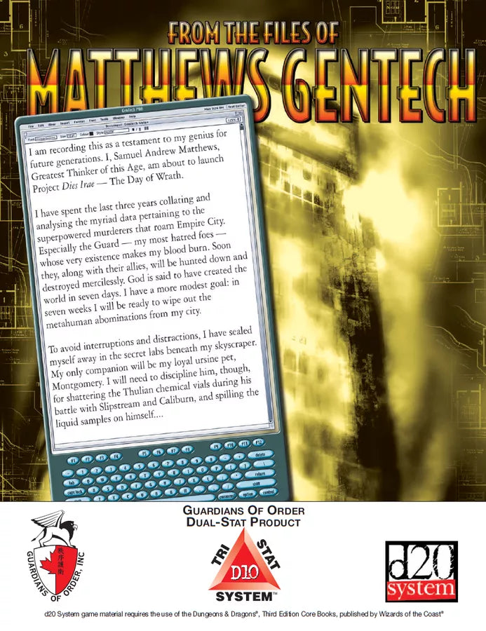 From The Files Of Matthews Gentech (2003)