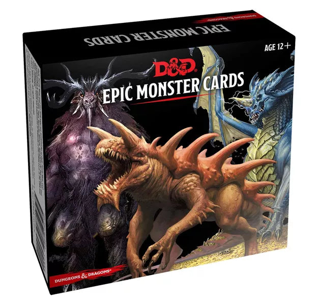 Monster Cards: Epic Monsters (2019) NIB