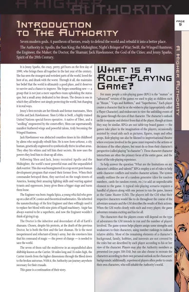 The Authority Role-Playing Game and Sourcebook (2004)