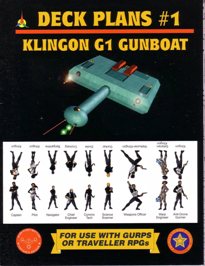 Deck Plans #1: Klingon G1 Gunboat (2004)