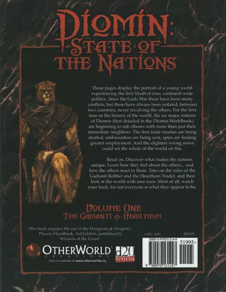 Diomin: State of the Nations - Volume One: The Gadianti & Hearthom (2001)