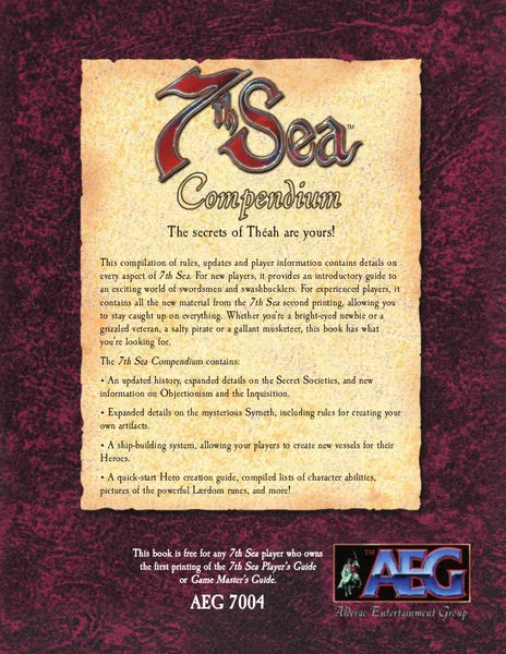 7th Sea Compendium (2000)