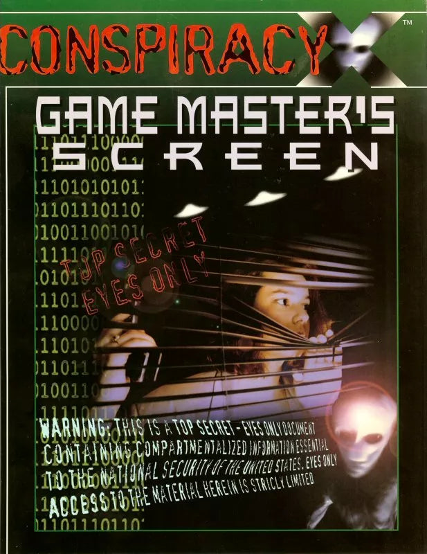 Conspiracy X Game Master's Screen (1996)