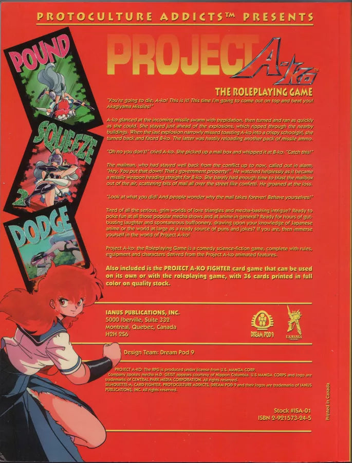 Photoculture Addicts: Project A-Ko (1995) *Cards Included*