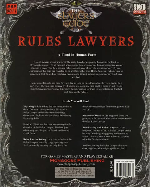 The Slayer's Guide to Rules Lawyers (2002)