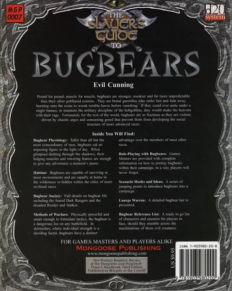 The Slayer's Guide to Bugbears (2001)