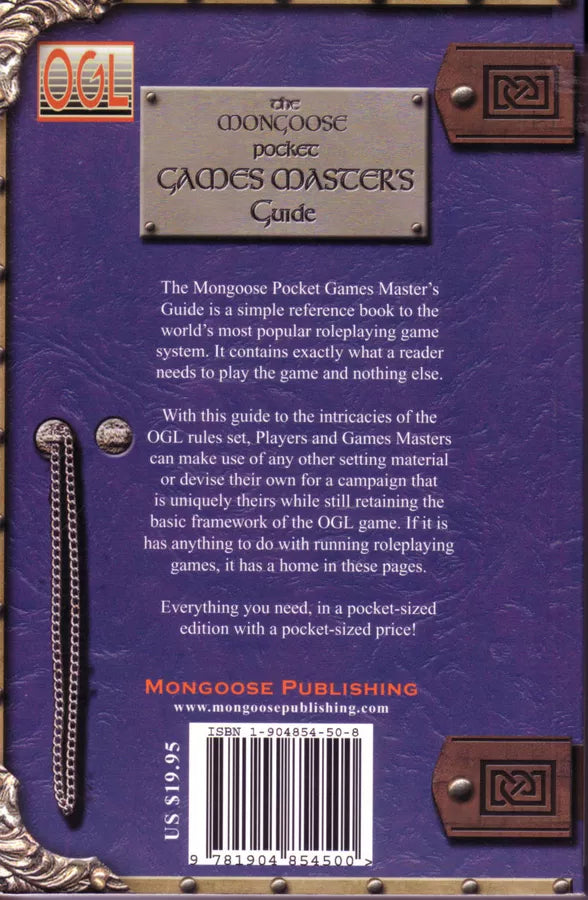 The Mongoose Pocket Games Master's Guide (2004)