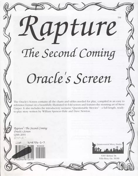 Rapture: Oracle's Screen (1995)