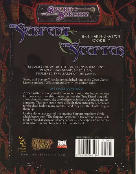 Serpent Amphora Cycle Book 2: The Serpent & the Scepter (2002)