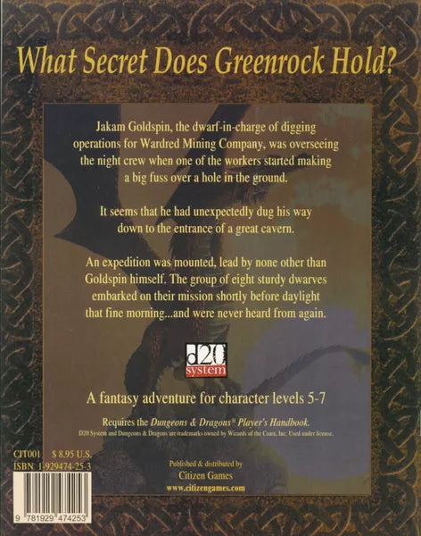 Hero's Journey: The Secret at Greenrock (2001)