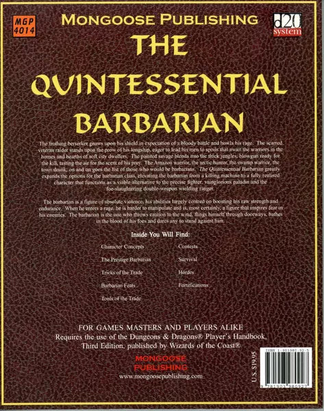 The Quintessential Barbarian (2003)