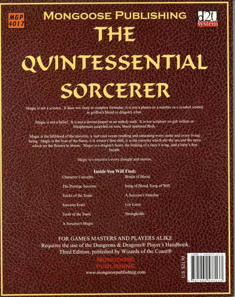 The Quintessential Sorcerer (2003)