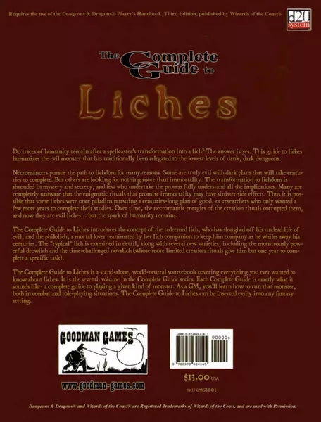 The Complete Guide to Liches (2003)