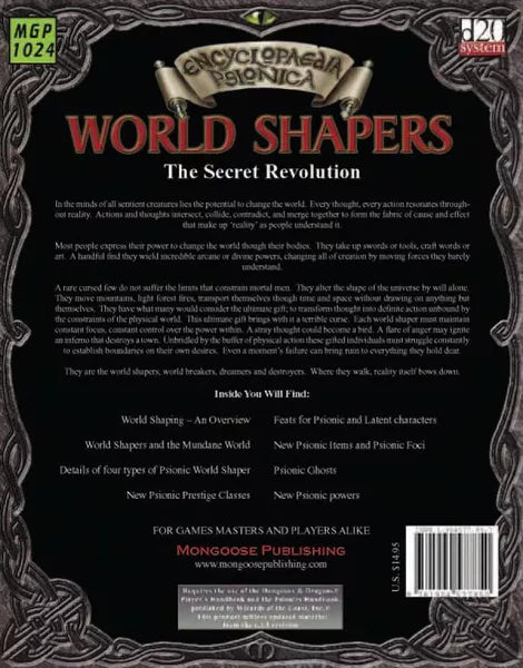 Encylopaedia Psionica: World Shapers (2004)