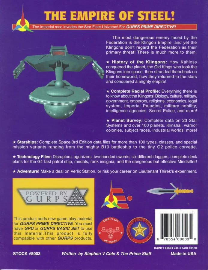 GURPS Klingons (3E) (2003)