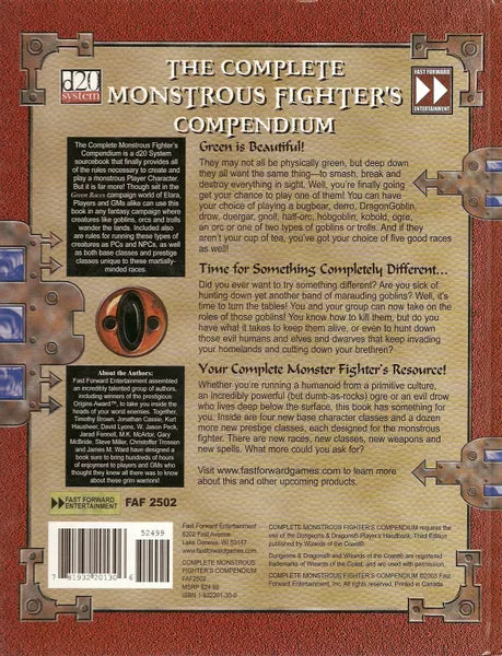 The Complete Monstrous Fighter's Compendium (2003)