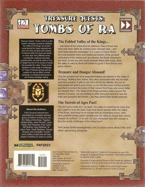 Treasure Quests: Tombs of Ra (2003)