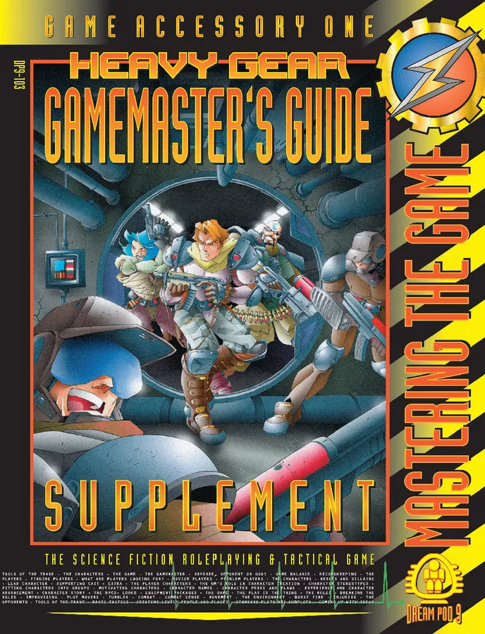 Heavy Gear: Gamemaster's Guide & Screen (1998) – Oxford Comics & Games