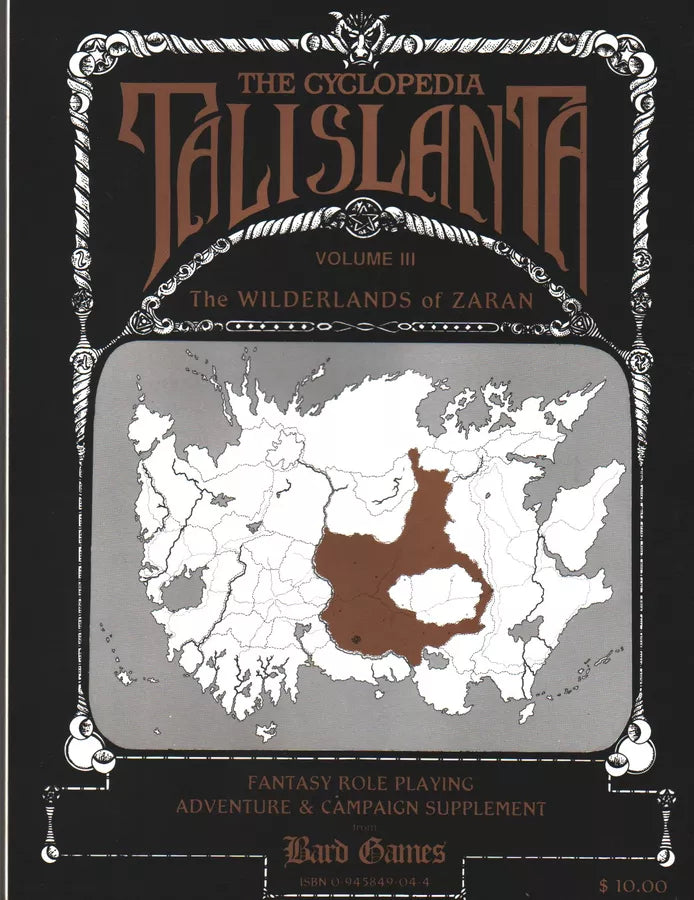 The Cyclopedia Talislanta: The Wilderlands of Zaran (Volume III) (1989)