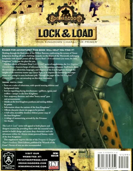 Lock & Load: Iron Kingdoms Character Primer (2002)