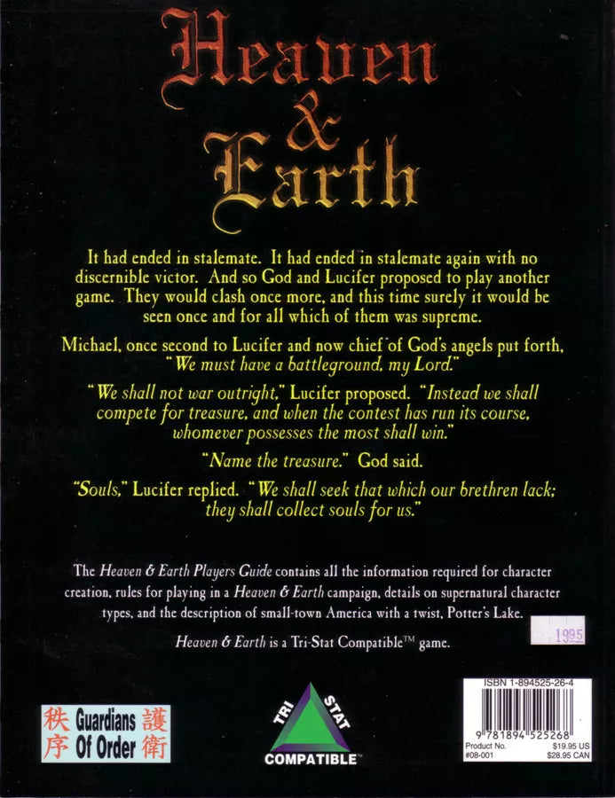 Heaven & Earth: Player's Guide (2001)