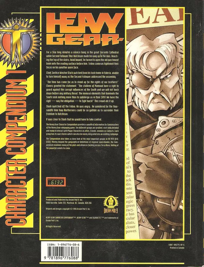 Heavy Gear: Character Compendium (1996)