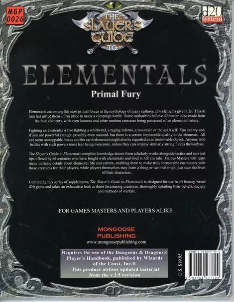 The Slayer's Guide to Elementals (2003)