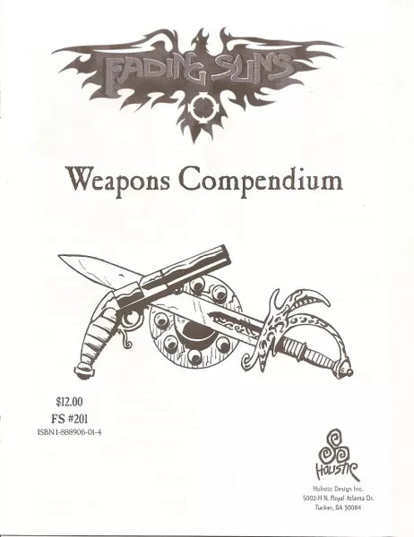 Fading Suns: Gamemaster's Screen & Weapons Compendium (1996)