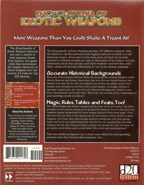 Encyclopedia of Exotic Weapons (2004)