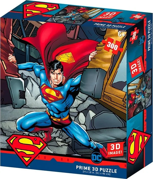 Superman DC 500 Piece Prime 3D Jigsaw Puzzle