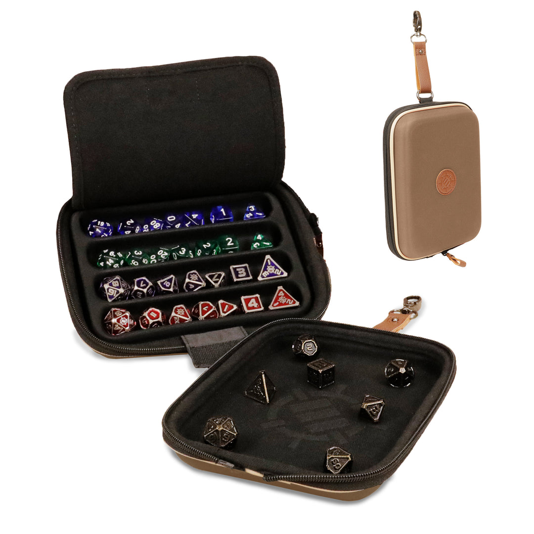 AP ENHANCE: DICE CASE AND TRAY - DESIGNER EDITION (Tan)