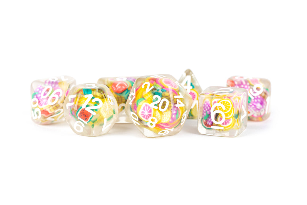 FanRoll: 16mm Resin Poly Dice Set