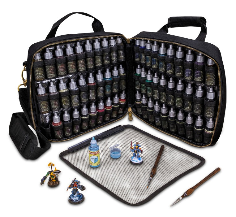 AP ENHANCE: TABLETOP MINIATURE FIGURE PAINT CASE - BLACK