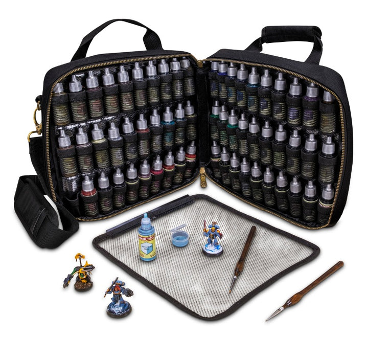 AP ENHANCE: TABLETOP MINIATURE FIGURE PAINT CASE - BLACK