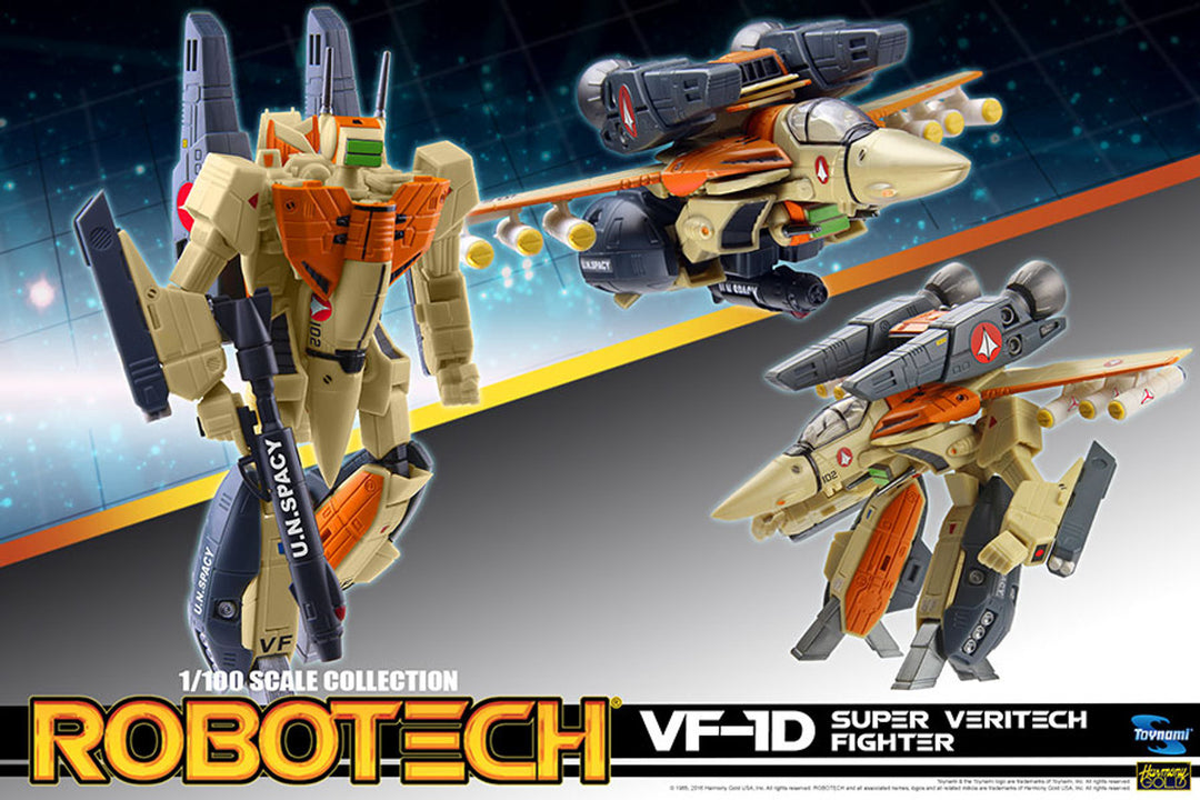 Robotech 1/100 Scale Vf-1d Transformable Action Figure