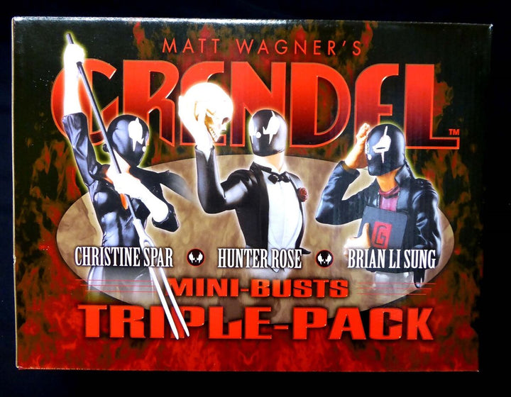 Matt Wagner's Grendel Mini-Busts Triple-Pack