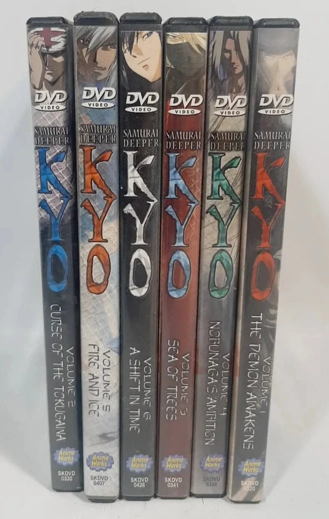 Samurai Deeper Kyo Vol. 1-6 (DVD) ~Previously Viewed~