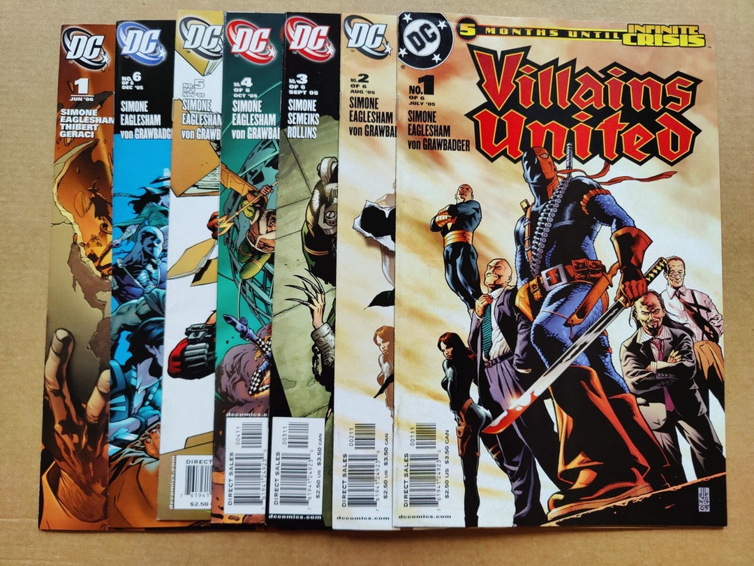 Villains United Complete Series [2005 MINISERIES LOT] <OXB-05>